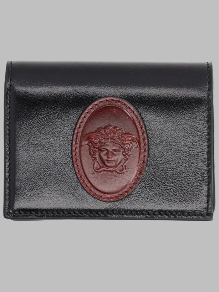 versace portafoglio bifold con logo Versace Portafoglio Bifold Con Logo