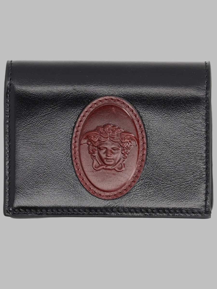 Versace Portafoglio Bifold Con Logo