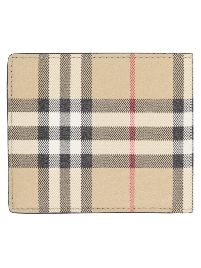 Burberry Portafoglio Bifold Con Stampa "Check"