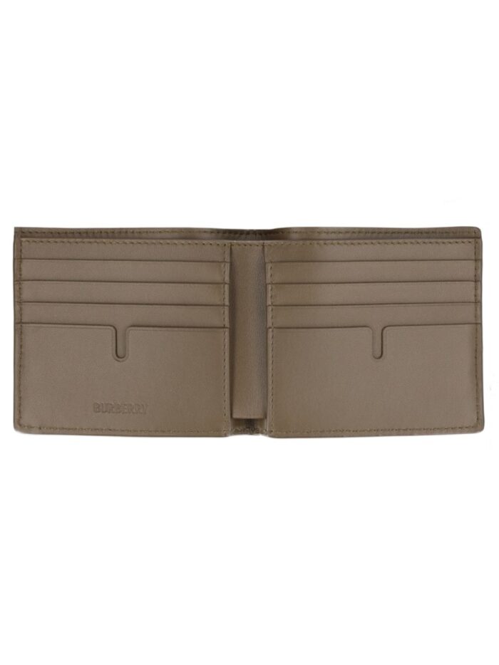 Burberry Portafoglio Bifold Con Stampa Check