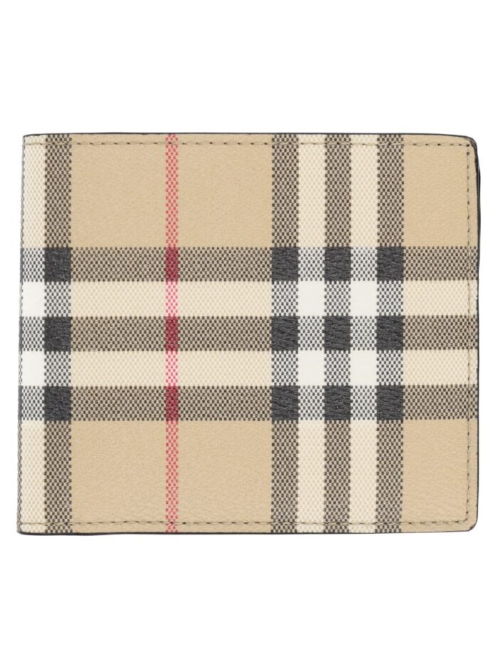 Burberry Portafoglio Bifold Con Stampa "Check"