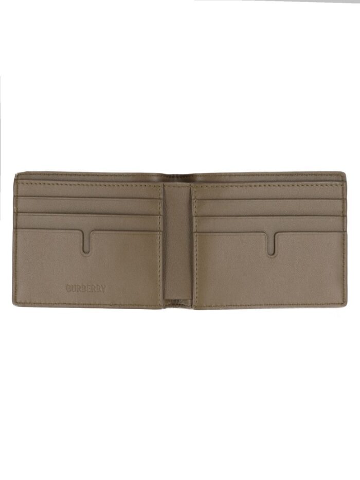 Burberry Portafoglio Bifold Con Stampa Check