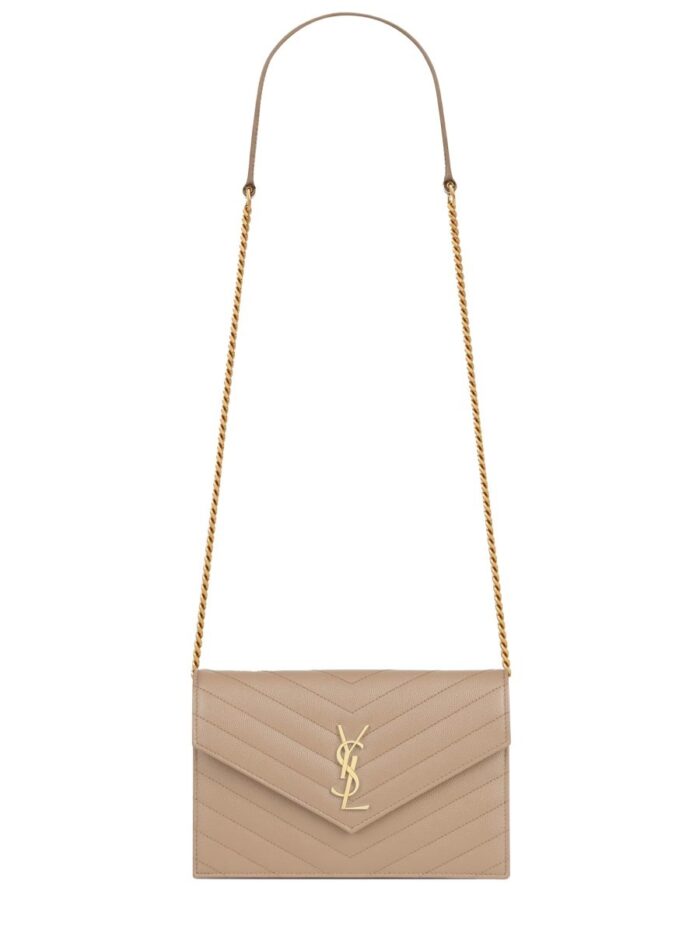 saint laurent portafoglio con catena "envelope cassandre" Saint Laurent PORTAFOGLIO CON CATENA "ENVELOPE CASSANDRE"