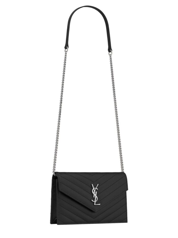 Saint Laurent PORTAFOGLIO CON CATENA "ENVELOPE CASSANDRE"