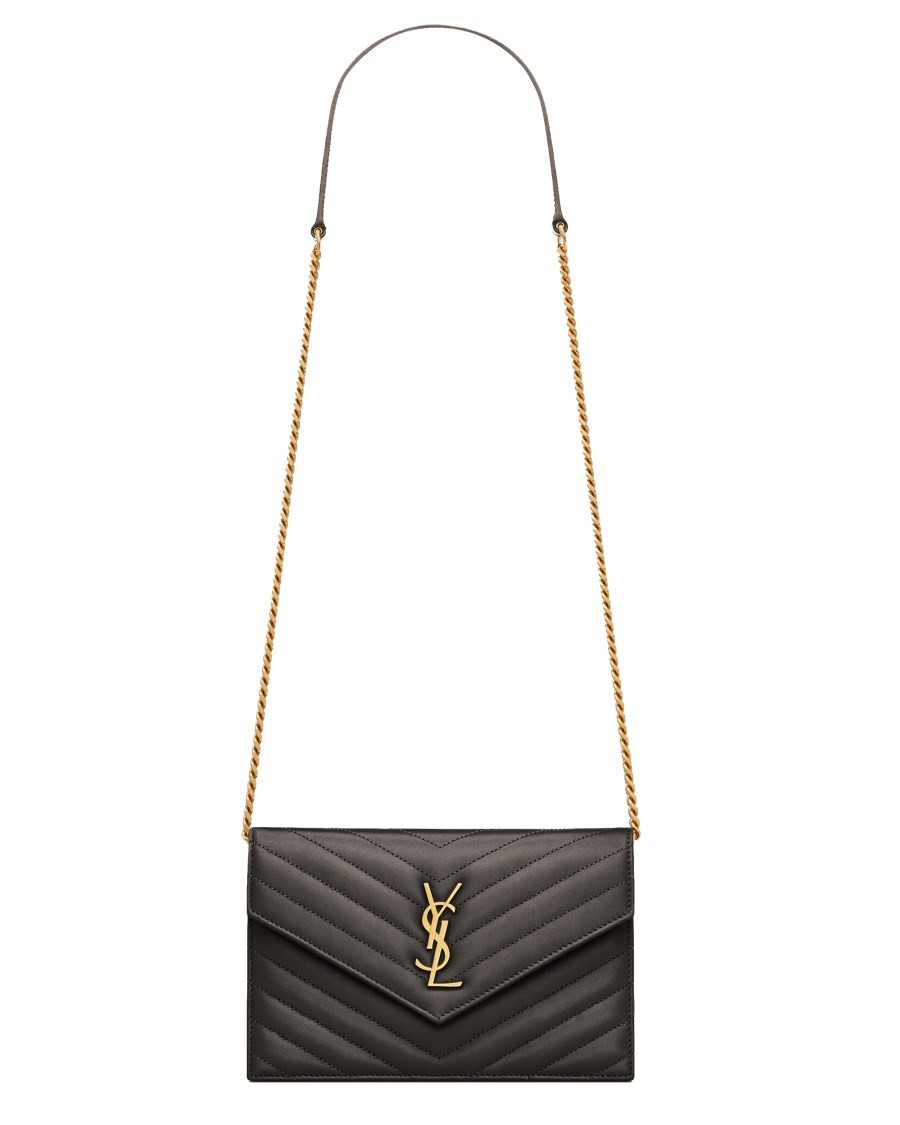 Saint Laurent PORTAFOGLIO CON CATENA "ENVELOPE CASSANDRE"