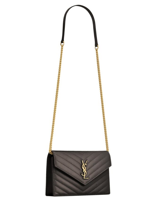 Saint Laurent PORTAFOGLIO CON CATENA "ENVELOPE CASSANDRE"