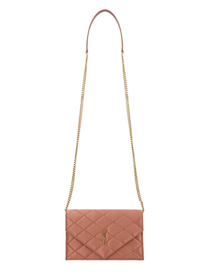 Saint Laurent Portafoglio Con Catena "PARIS"