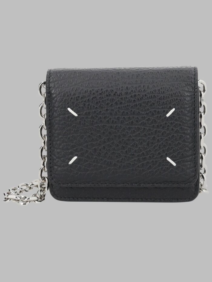 Maison Margiela Portafoglio "Four Stitches" Con Catena