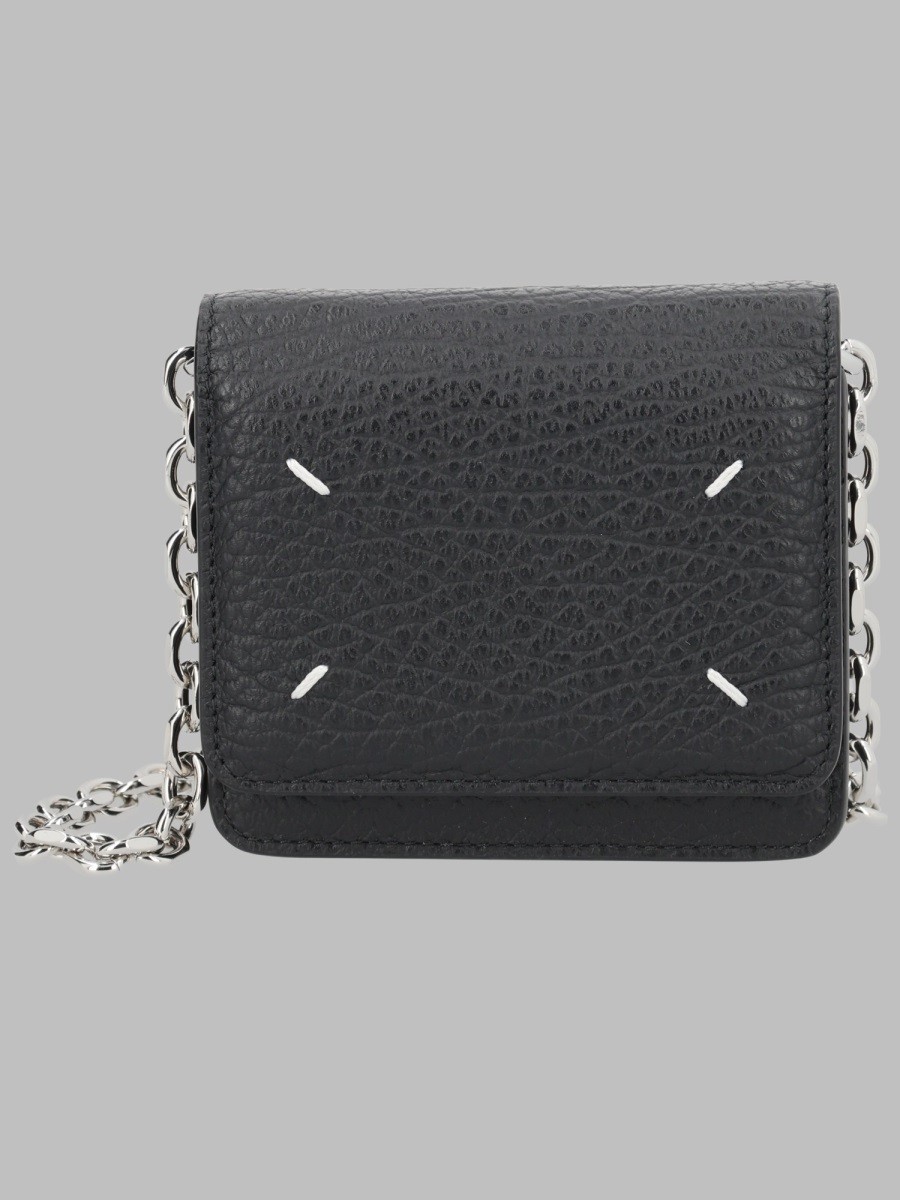 Maison Margiela Portafoglio "Four Stitches" Con Catena