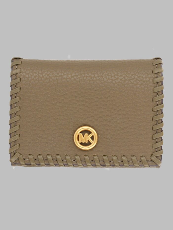 michael by michael kors portafoglio in pelle con logo MICHAEL BY MICHAEL KORS PORTAFOGLIO IN PELLE CON LOGO