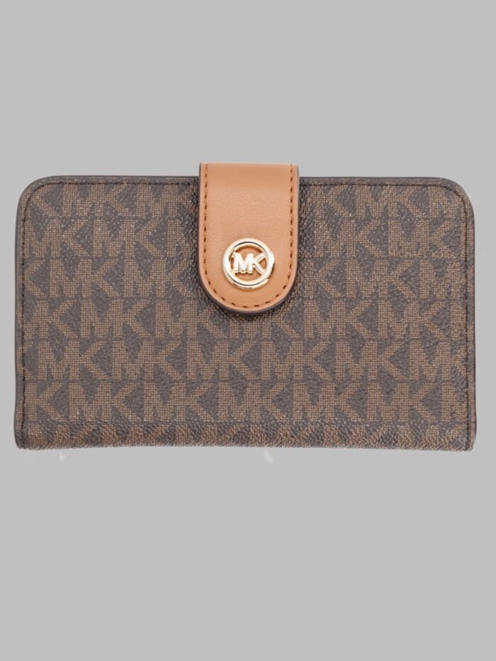 michael by michael kors portafoglio medium con stampa logo e ciondolo mk pop MICHAEL BY MICHAEL KORS PORTAFOGLIO MEDIUM CON STAMPA LOGO E CIONDOLO MK POP