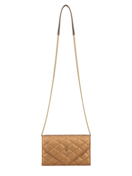 Saint Laurent Portafoglio "Paris" Con Catena
