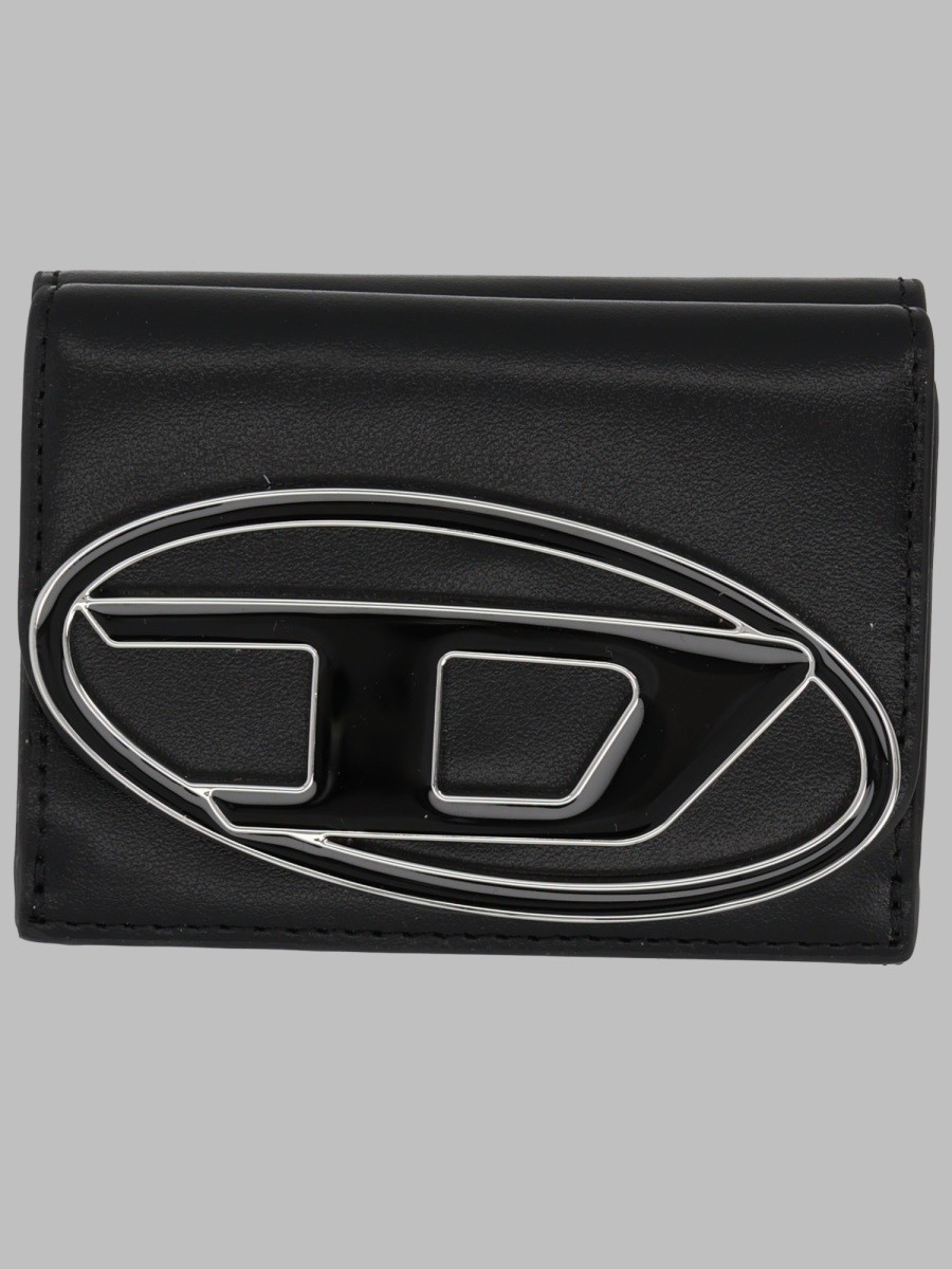 Diesel Portafoglio Trifold "1DR" In Pelle