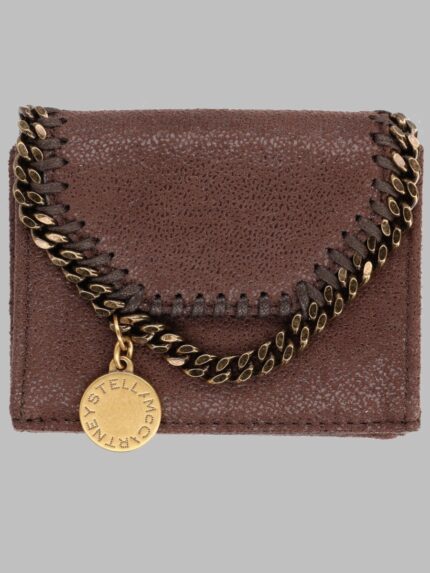 Stella Mccartney Portafoglio Trifold "Falabella" Con Catena