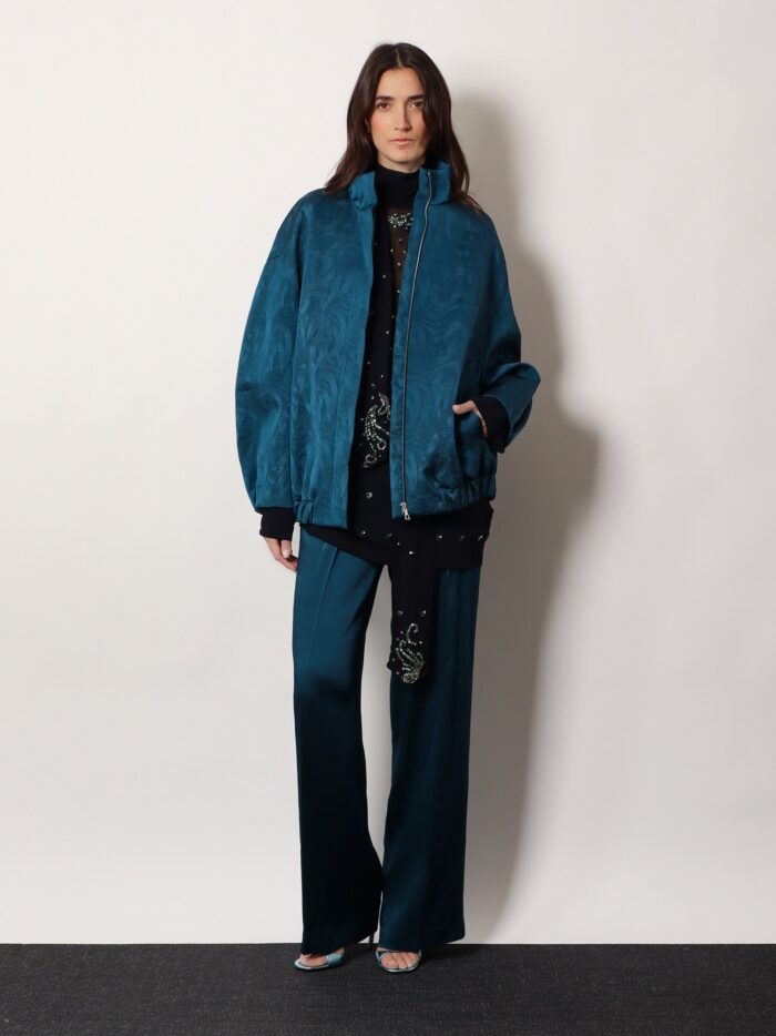 Dries Van Noten Portias Satin Trousers