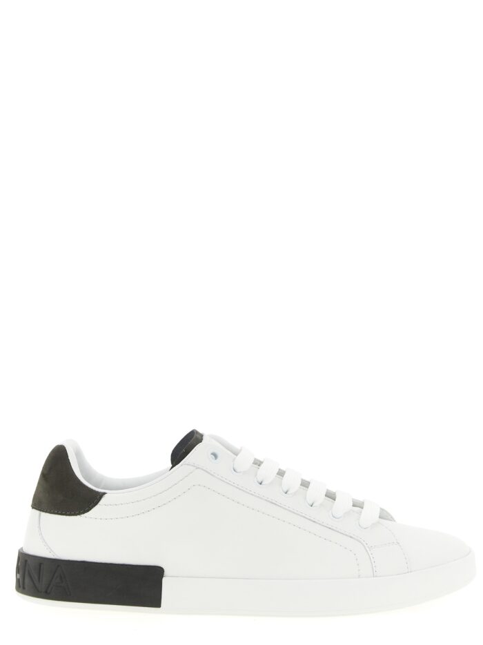 dolce & gabbana 'portofino' leather sneakers Dolce & Gabbana 'Portofino' Leather Sneakers