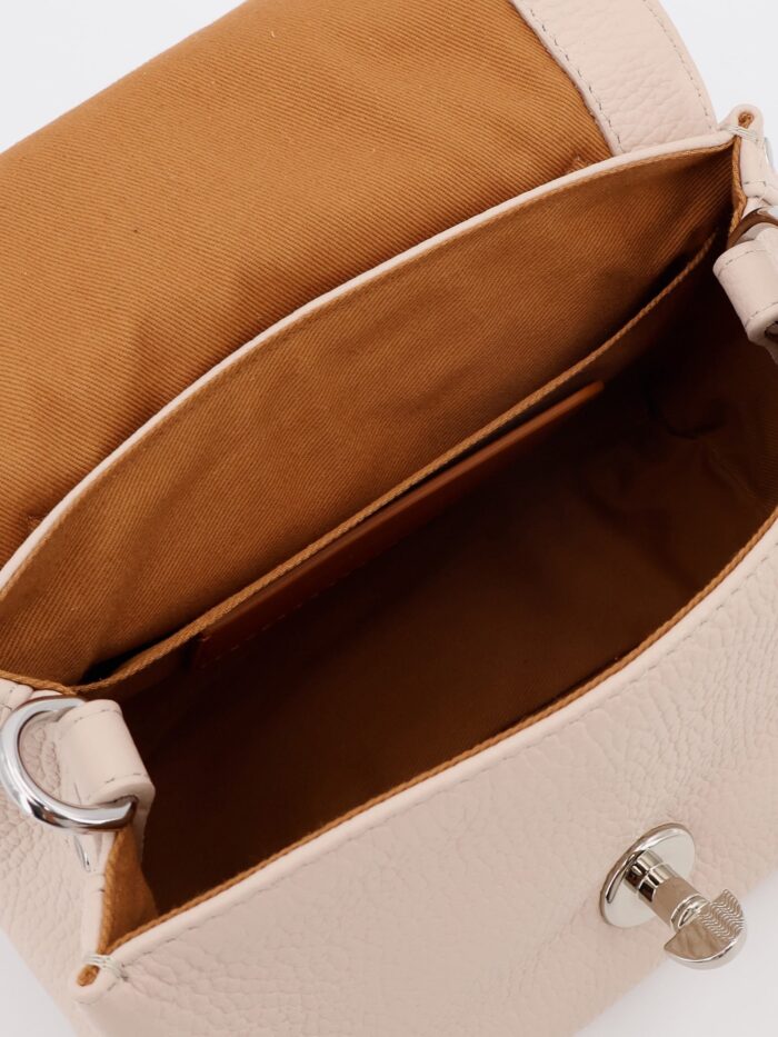 ZANELLATO Postina® Baby Hammered Leather Crossbody Bag