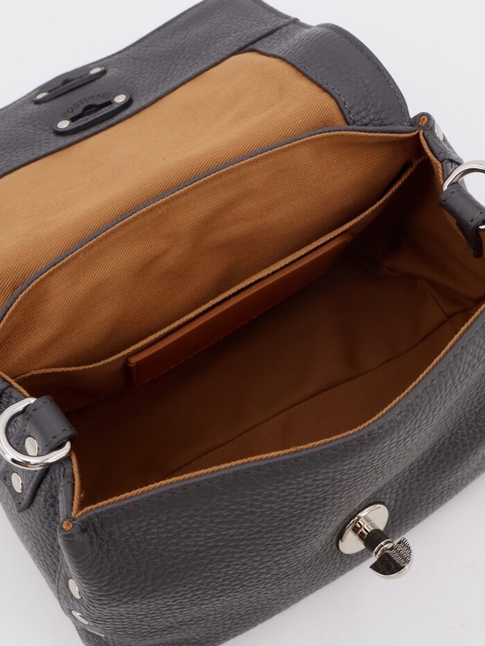 ZANELLATO Postina® Baby Hammered Leather Crossbody Bag
