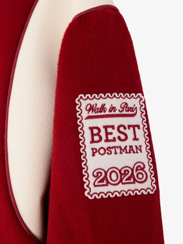 WALK IN PARIS Postman Varsity Wool Blend Jacket