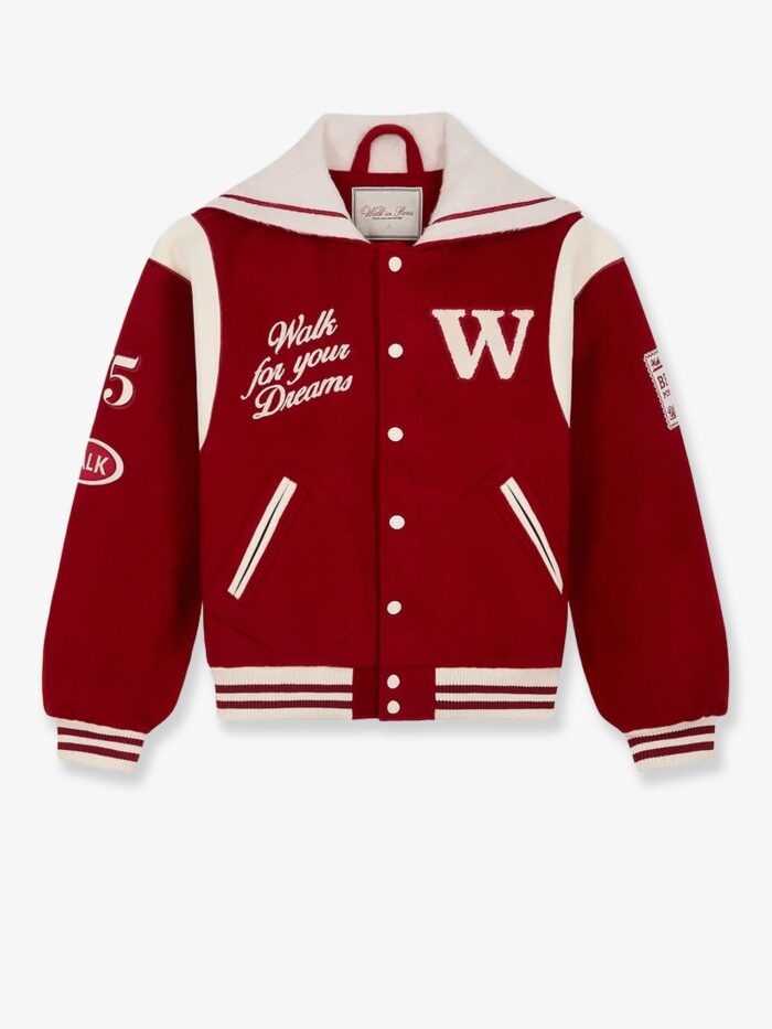 WALK IN PARIS Postman Varsity Wool Blend Jacket