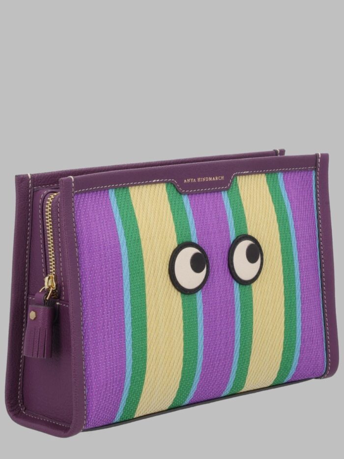ANYA HINDMARCH POUCH IN MESH A RIGHE
