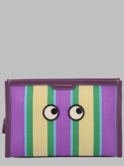 ANYA HINDMARCH POUCH IN MESH A RIGHE