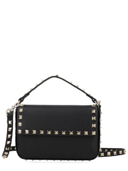 Valentino Garavani POUCH ROCKSTUD IN VITELLO GRANATO