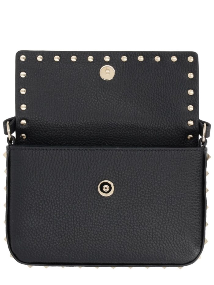 Valentino Garavani POUCH ROCKSTUD IN VITELLO GRANATO