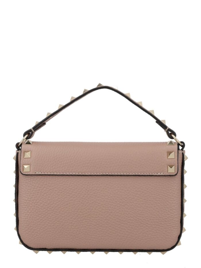 Valentino Garavani POUCH ROCKSTUD IN VITELLO GRANATO