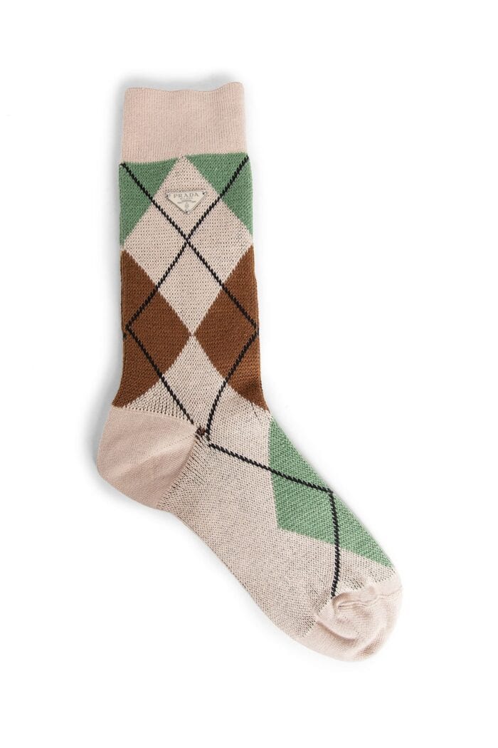 PRADA Agyle Cotton Socks