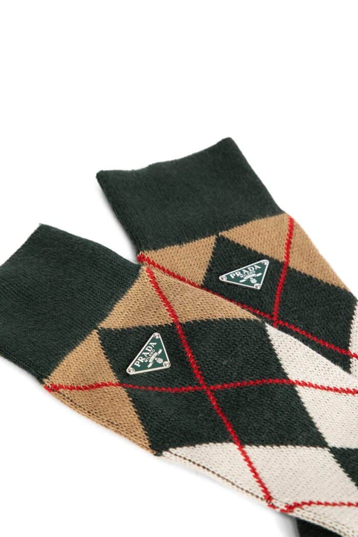 PRADA Argyle Cotton Socks