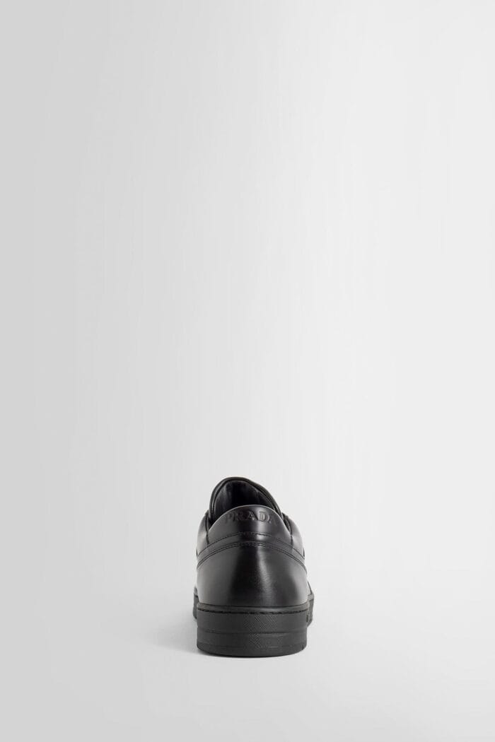 PRADA Black Downtown Leather Sneakers