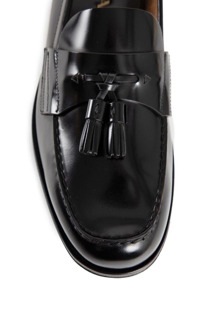 PRADA Brushed Leather Loafers