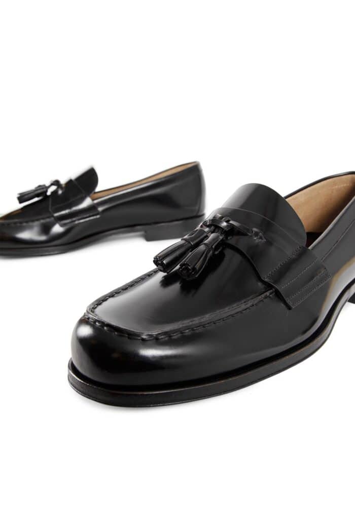 PRADA Brushed Leather Loafers