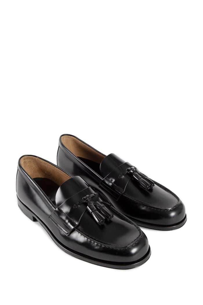 PRADA Brushed Leather Loafers