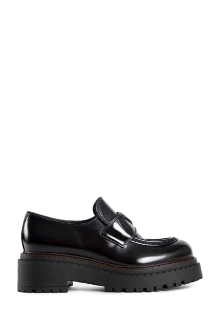 PRADA Brushed Leather Loafers