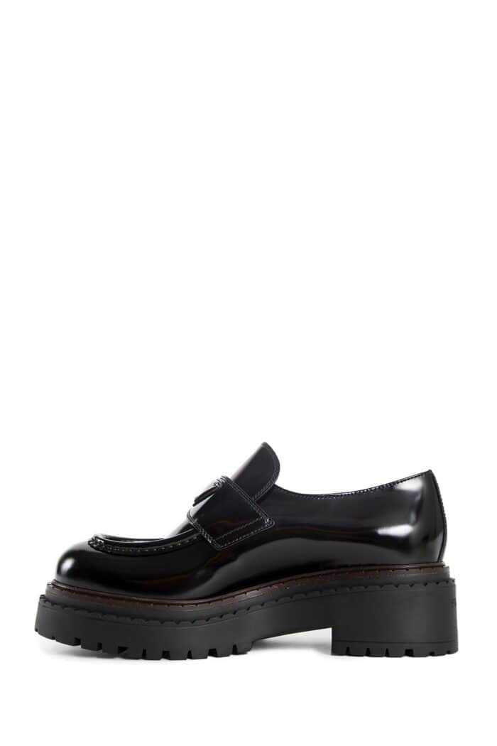 PRADA Brushed Leather Loafers