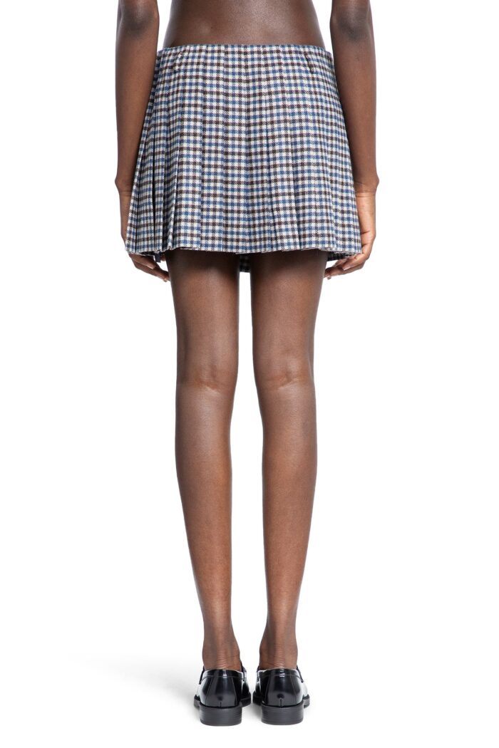 PRADA Check Mini Skirt