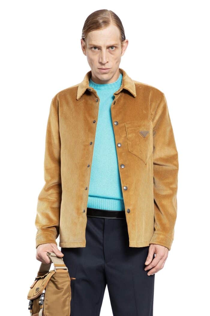 PRADA Corduroy Overshirt Jacket