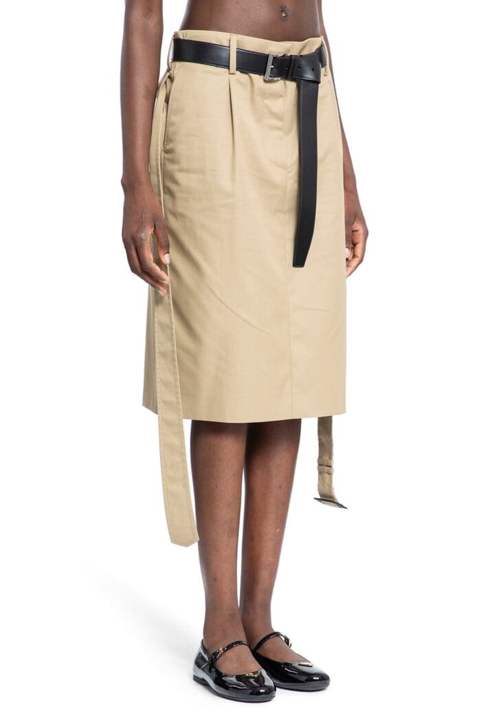 PRADA Cotton Twill Skirt