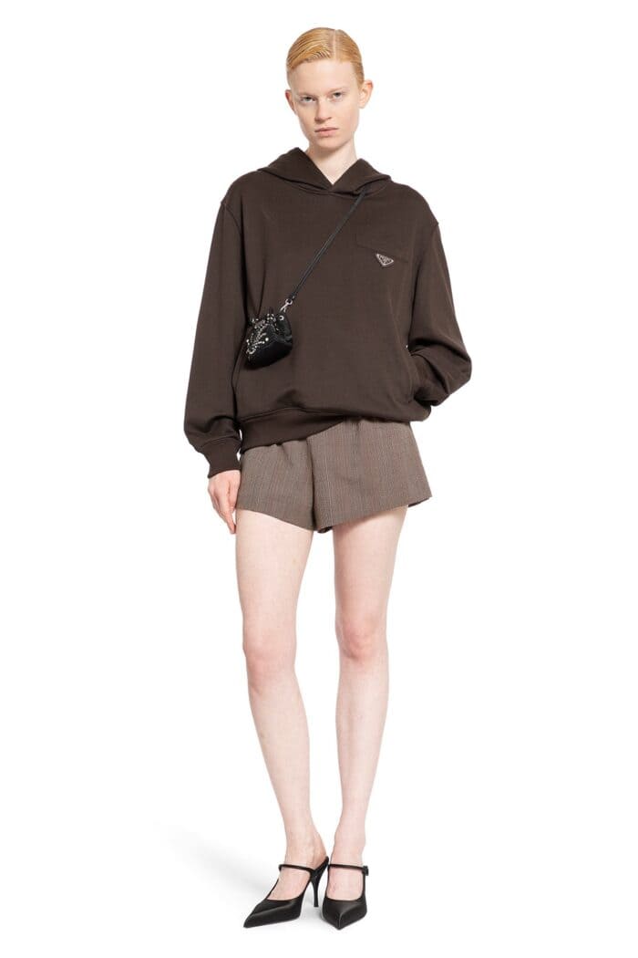 PRADA Cropped Hoodie