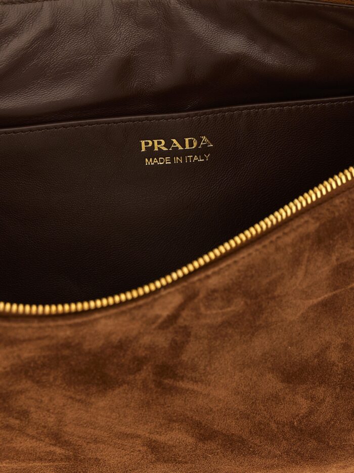 'Prada Demi-Lune' Large Shoulder Bag