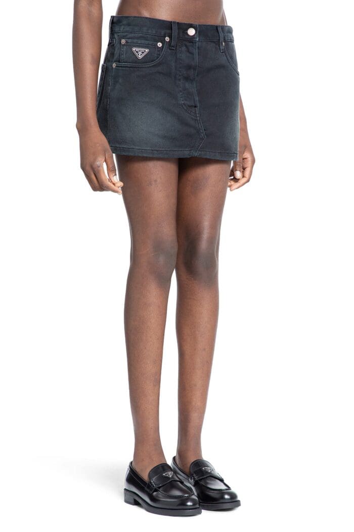 PRADA Denim Mini Skirt