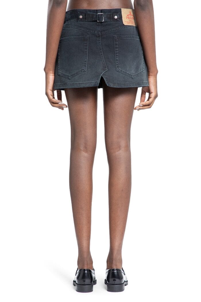 PRADA Denim Mini Skirt