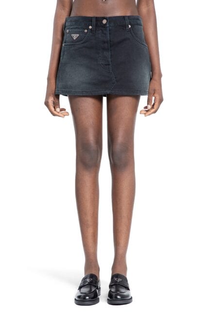 PRADA Denim Mini Skirt