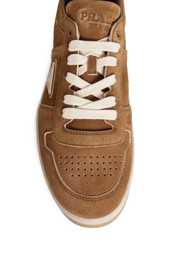 PRADA Downtown Delav Suede Sneakers