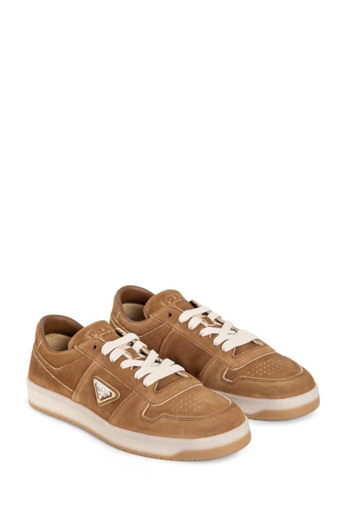 PRADA Downtown Delav Suede Sneakers