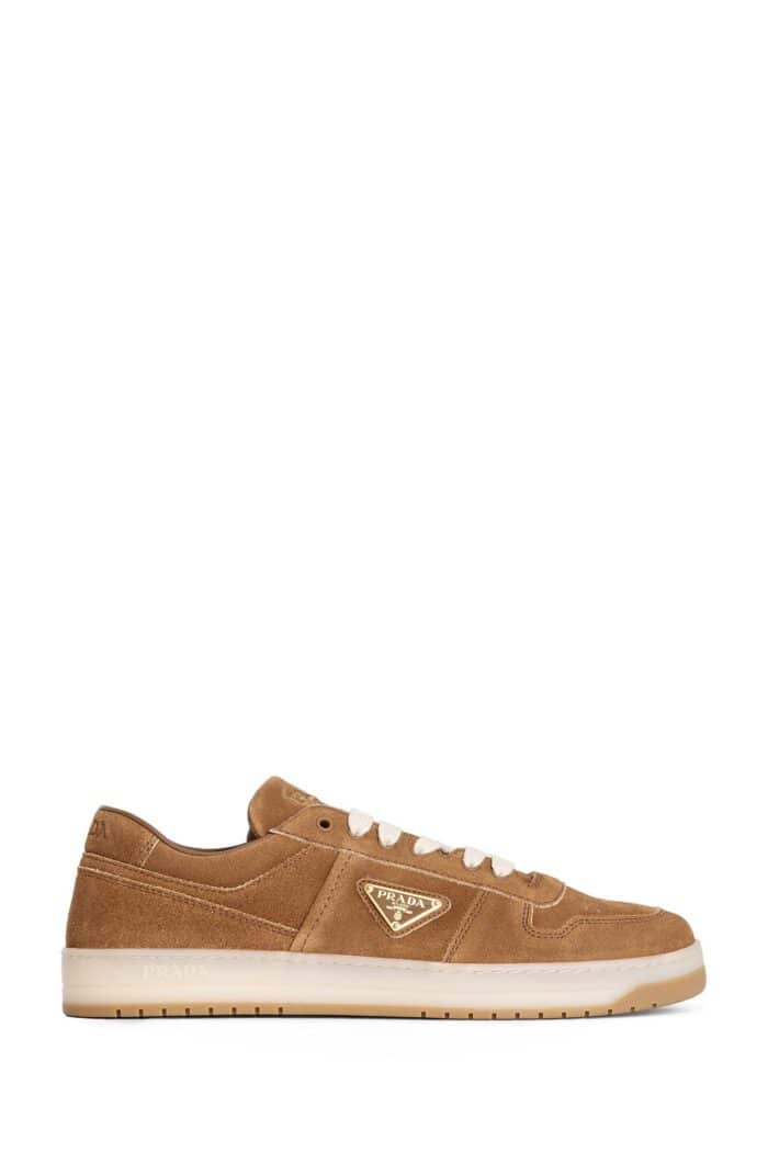 PRADA Downtown Delav Suede Sneakers