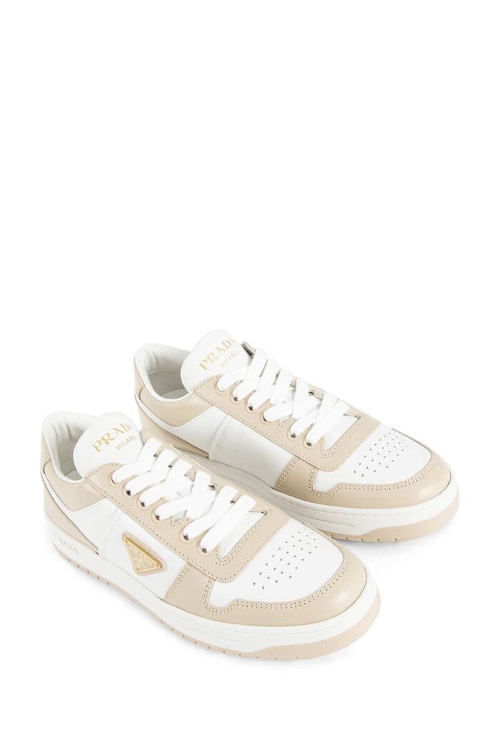 PRADA Downtown Leather Sneakers