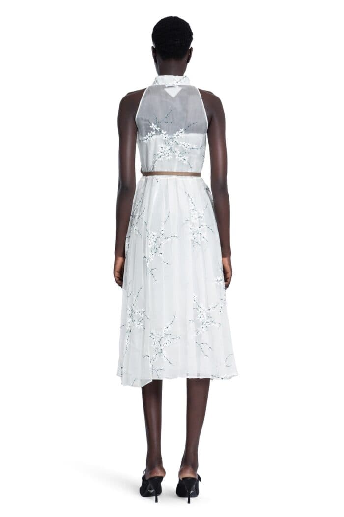 PRADA Embroidered Organza Dress